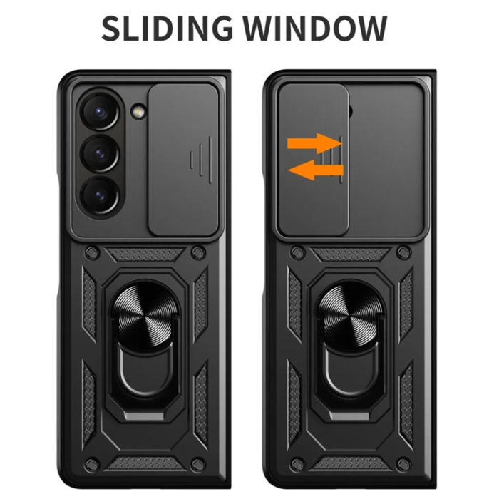 Taltech - Galaxy Z Fold 6 5G Mobilskal Stativ - Svart