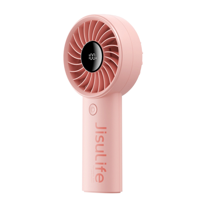 Jisulife - Jisulife Bärbar USB Handfläkt 5000 mAh Life4 - Rosa