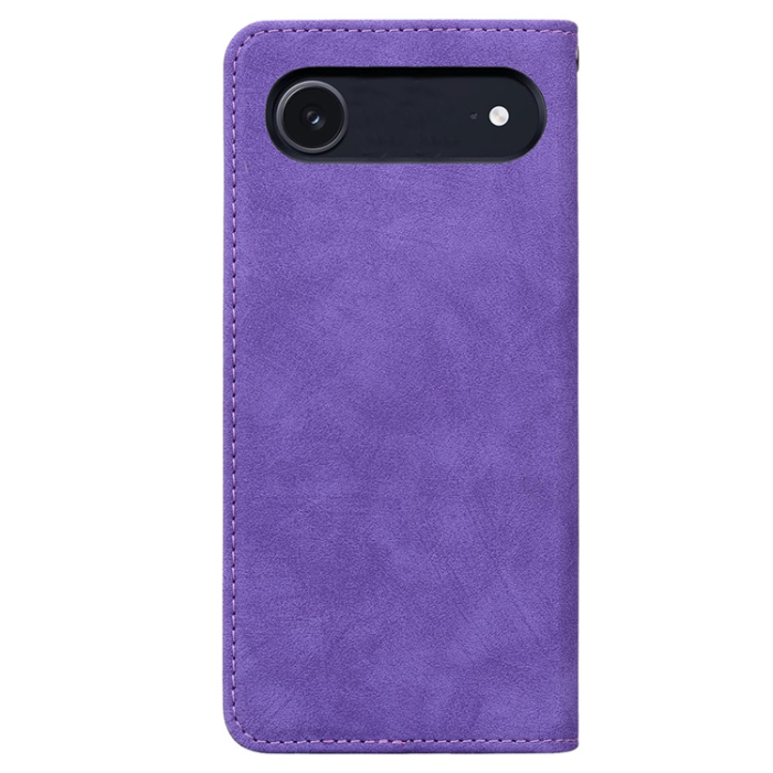 A-One Brand - iPhone Air Plånboksfodral med Rem Lines Pattern - Lila