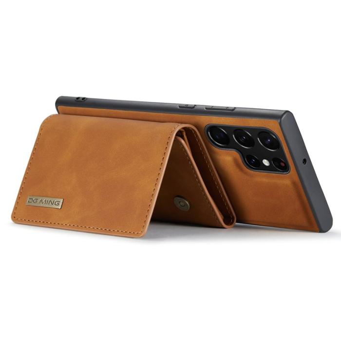 DG.MING - DG.MING M1 Series Mobilskal till Samsung Galaxy S25 Ultra Kickstand Brun