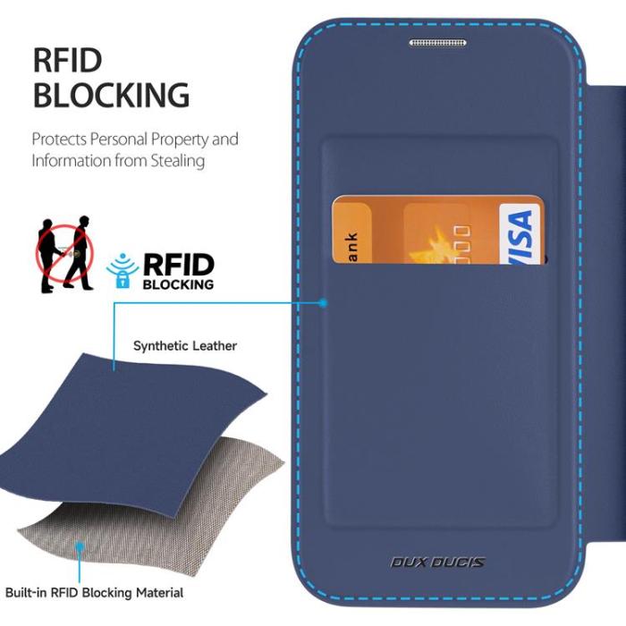 Dux Ducis - Dux Ducis iPhone 15 Pro Max Plånboksfodral Magsfae Skin X Pro
