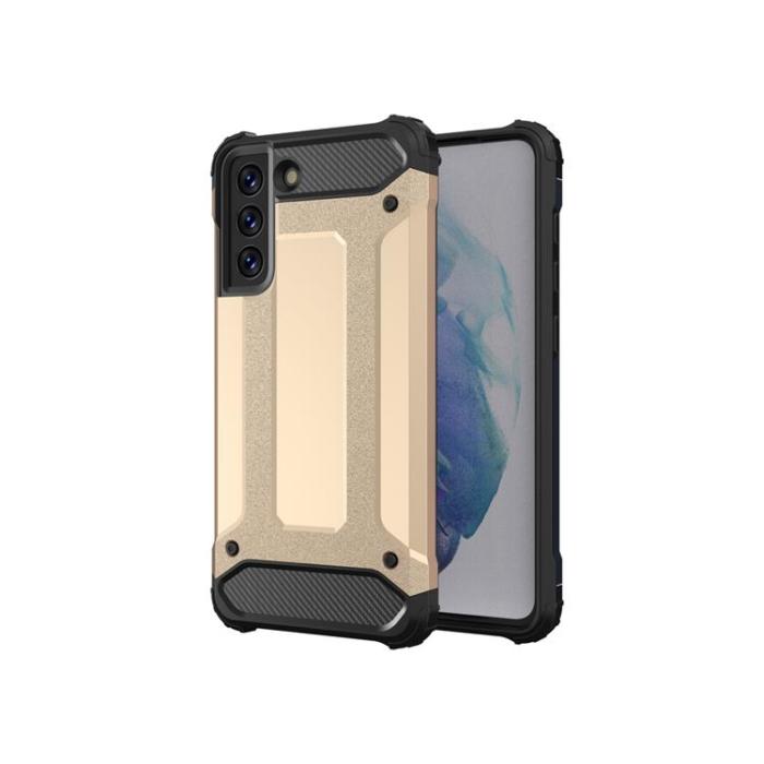 OEM - Hybrid Armor Skal Galaxy S21 FE - Gyllene