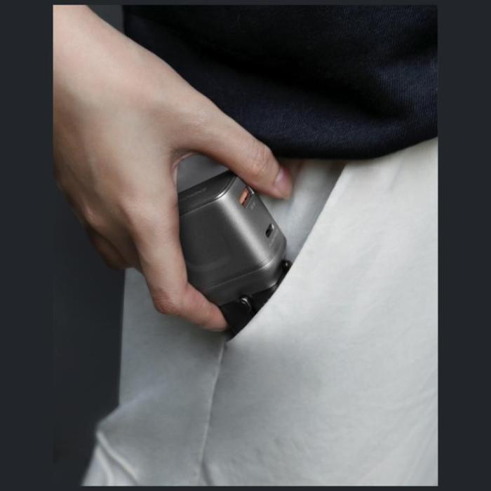 ENERGEA - Energea Snabbladdare 35W 1xUSB-A 1xUSB-C TravelGo - Grafitsvart