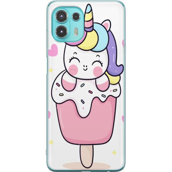 iSecrets - Mobilskal till Motorola Edge 20 Lite med Glad enhörning