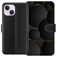 iSecrets - Plånboksfodral till Apple iPhone 15 Plus med Lyxig Cirklar