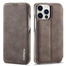 LC.imeeke - LC.IMEEKE iPhone 14 Pro Max Fodral KonstL&auml;der - Brun