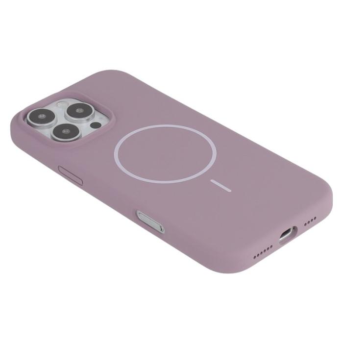 X-Level - X-LEVEL Mobilskal till iPhone 16 Pro Max MagSafe Flytande Silikon Lila