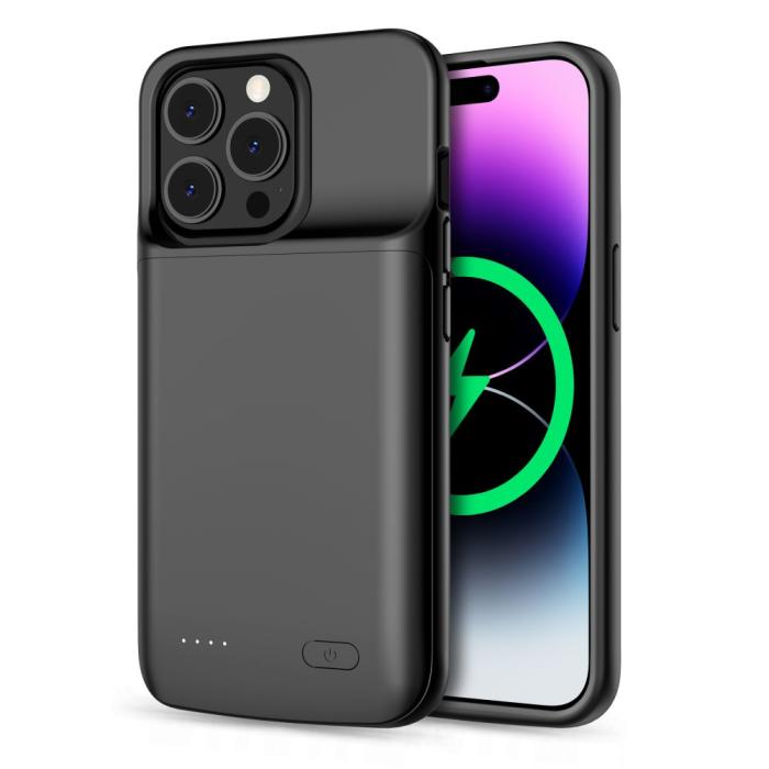 Tech-Protect - Tech-Protect iPhone 14/14 Pro Batteriskal 4800mAh - Svart