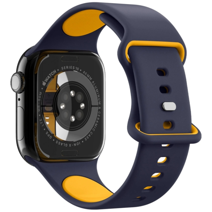 Spigen - Spigen Apple Watch (44/45/46/49) Armband Nano Pop - Marinblå