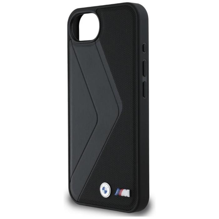 BMW - BMW iPhone 16e Mobilskal MagSafe Oversized Stripes - Svart