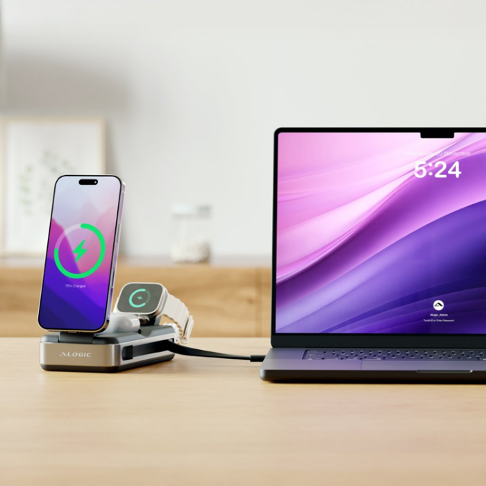 ALOGIC - Alogic Qi2 6-i-1 Power Bank Roam 21.000mAh 100W USB-C