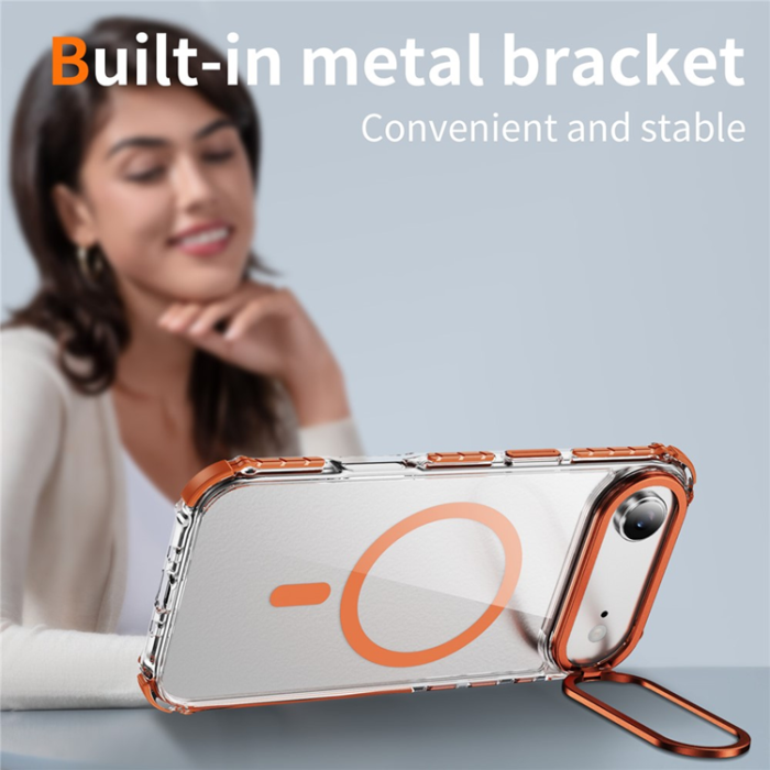 A-One Brand - iPhone 17 Air Mobilskal MagSafe Kickstand - Orange