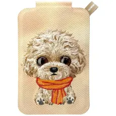 NIMMY - Nimmy MagSafe Korth&aring;llare och Mobilst&auml;ll Big-Eye Cute Pets 2.0 Dog - Brun