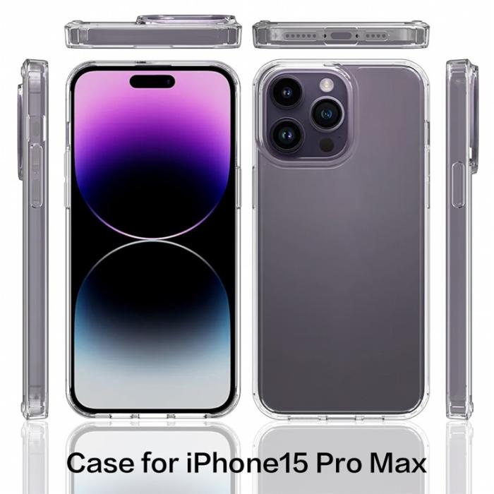 Boom of Sweden - BOOM iPhone 15 Pro Max/15 Ultra Mobilskal Acrylic TPU - Clear