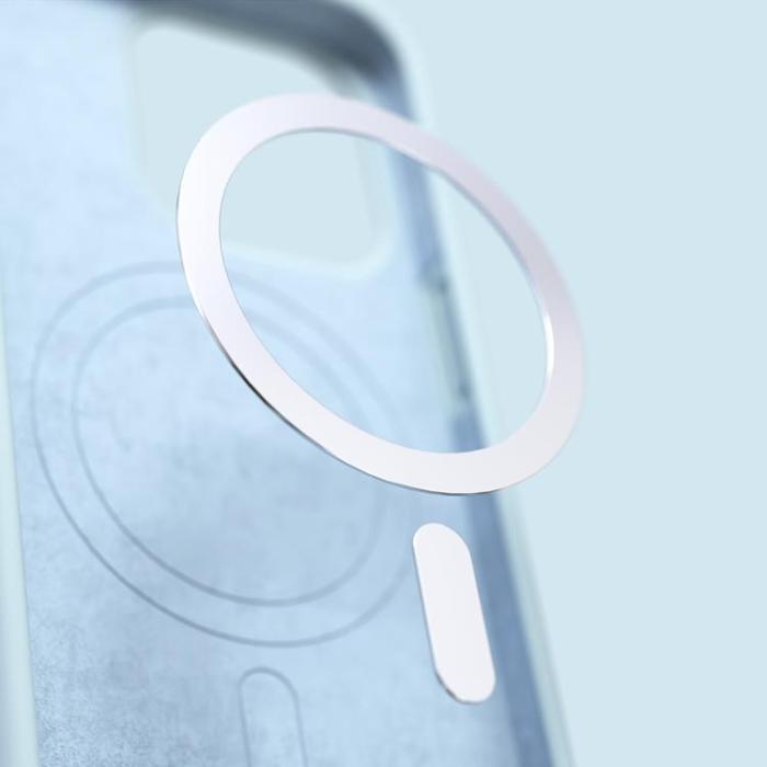 Etteri - Etteri iPhone 15 Mobilskal MagSafe Silikon - Ljusblå