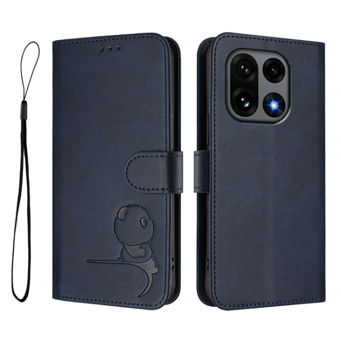 A-One Brand - OnePlus 15 Konstläder Plånboksfodral Panda Imprint RFID-Skydd