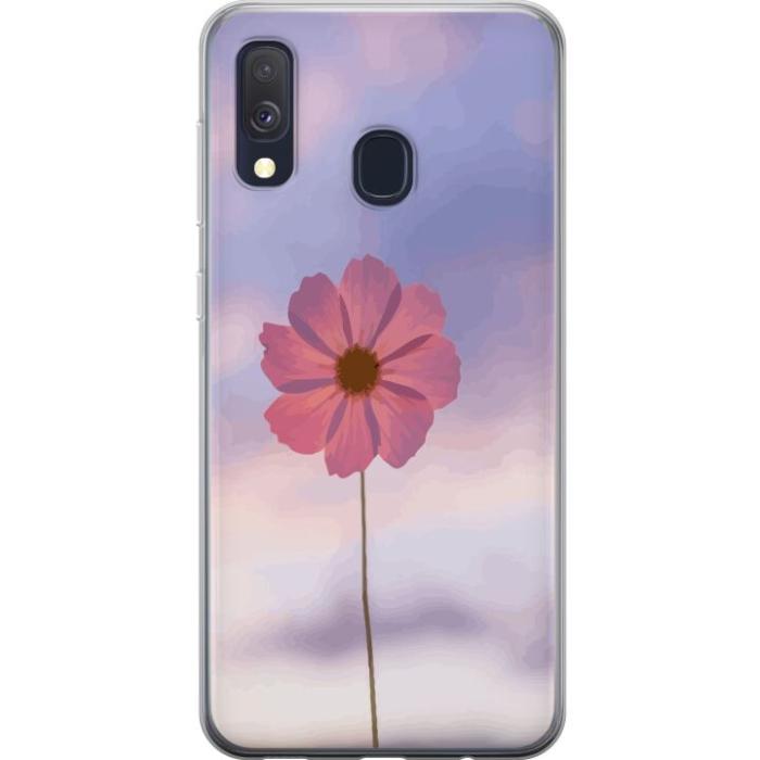iSecrets - Mobilskal till Samsung Galaxy A40 med Rosa blomma