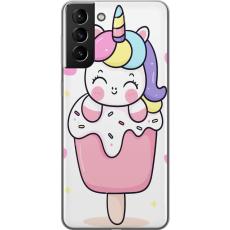 iSecrets - Mobilskal till Samsung Galaxy S21+ 5G med Glad enhörning