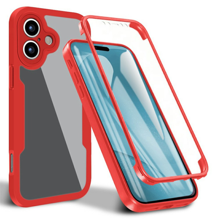 A-One Brand - iPhone 17 Mobilskal Acrylic + TPU - Röd