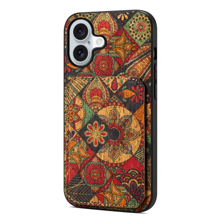 iPhone 17 Mobilskal Korthållare Blommor - Höst / Gul | 2353 | AlltMobil