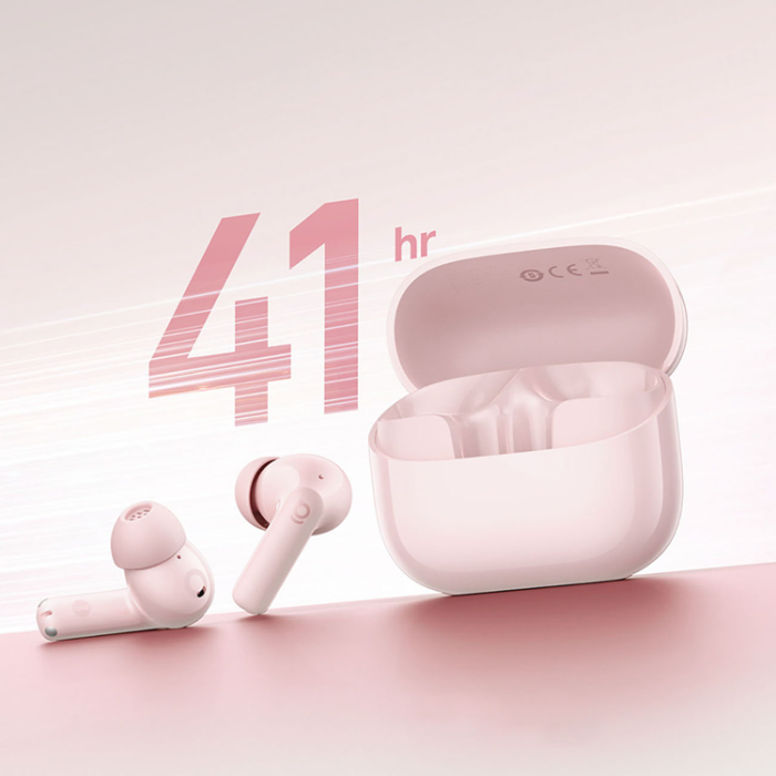 BASEUS - BASEUS EP10 TWS Trådlösa Hörlurar In-Ear med ANC - Rosa