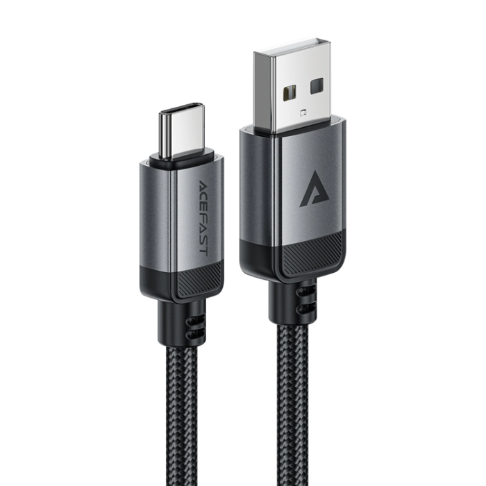 Acefast - Acefast USB-A - USB-C 3A Kabel 1.2m 480Mb/s - Svart