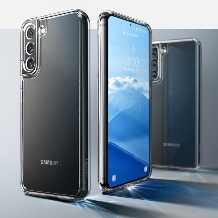 Spigen - Spigen Ultra Hybrid Skal Galaxy S22 - Crystal Clear