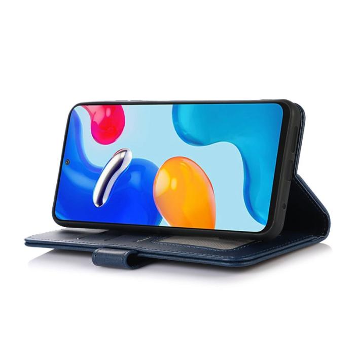 OEM - Samsung Galaxy S26 Ultra Plånboksfodral Konstläder Med Ställning - Blå