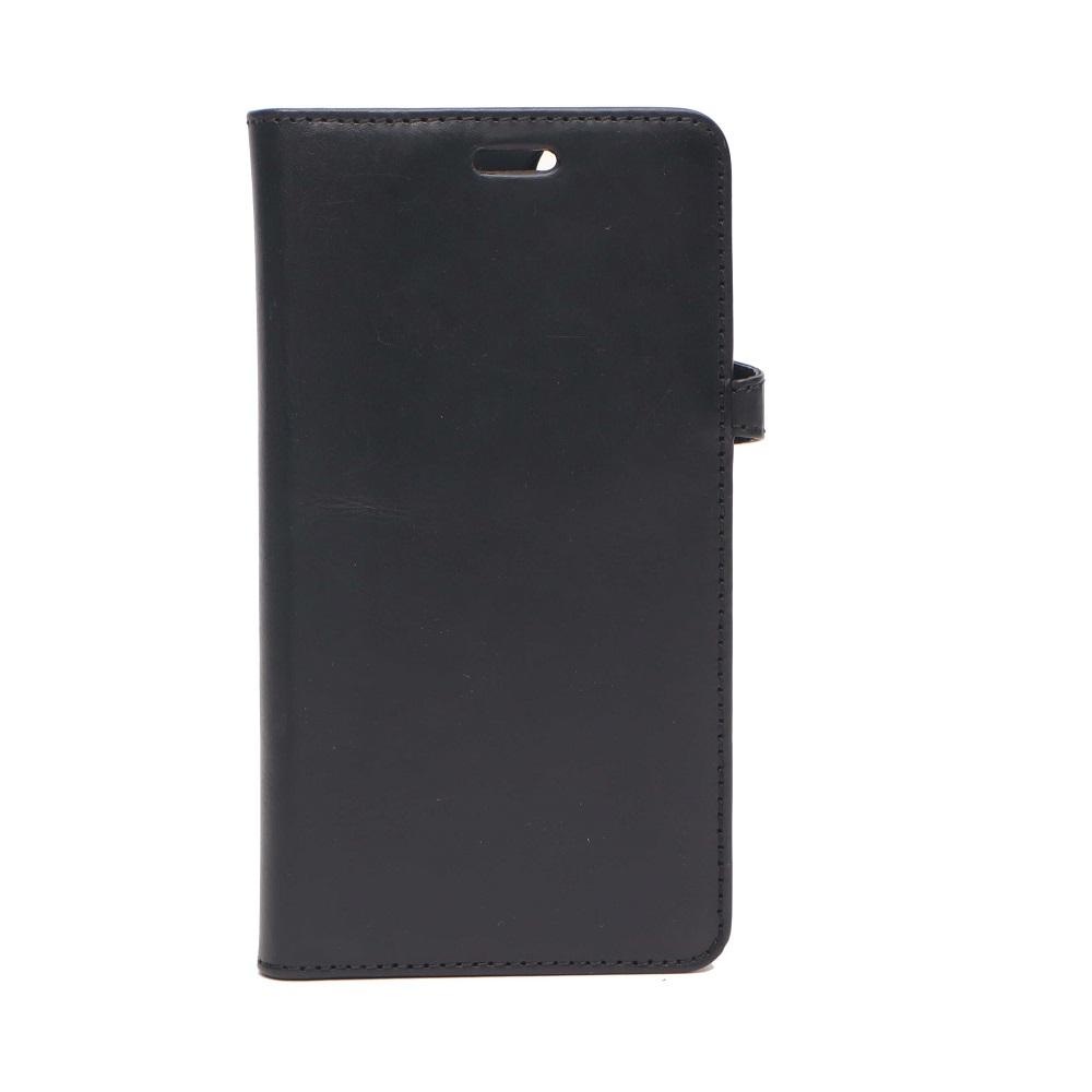 BUFFALO äkta läder läder iPhone 11 Pro Max Plånboksfodral - Svart