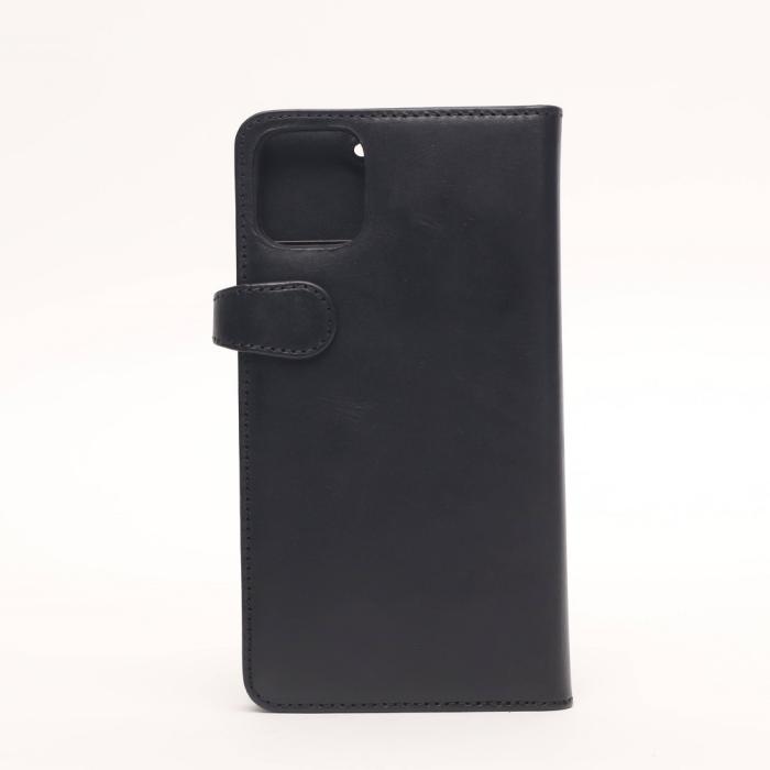 BUFFALO - BUFFALO äkta läder läder iPhone 11 Pro Max Plånboksfodral - Svart
