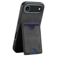 DENIOR - DENIOR iPhone Air Mobilskal Kickstand Korthållare - Svart