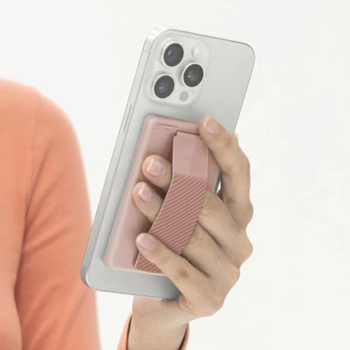 UNIQ - UNIQ Mobilgrip Heldro ID Magnet Plånbok - Rosa