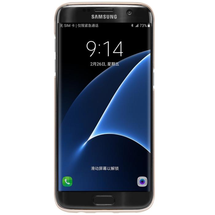 UTGATT1 - Nillkin Frosted Skal till Samsung Galaxy S7 Edge - Gold