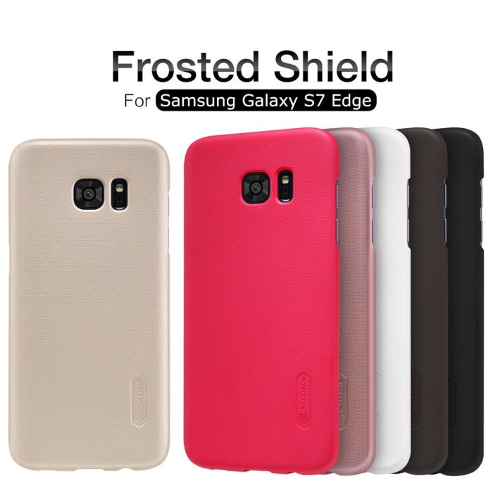 UTGATT1 - Nillkin Frosted Skal till Samsung Galaxy S7 Edge - Gold