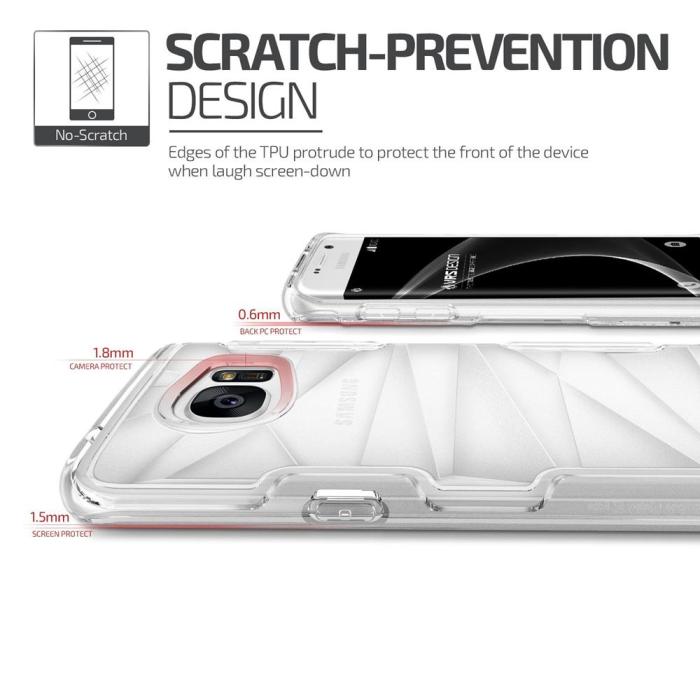 VERUS - Verus Shine Guard Skal till Samsung Galaxy S7 Edge - Clear