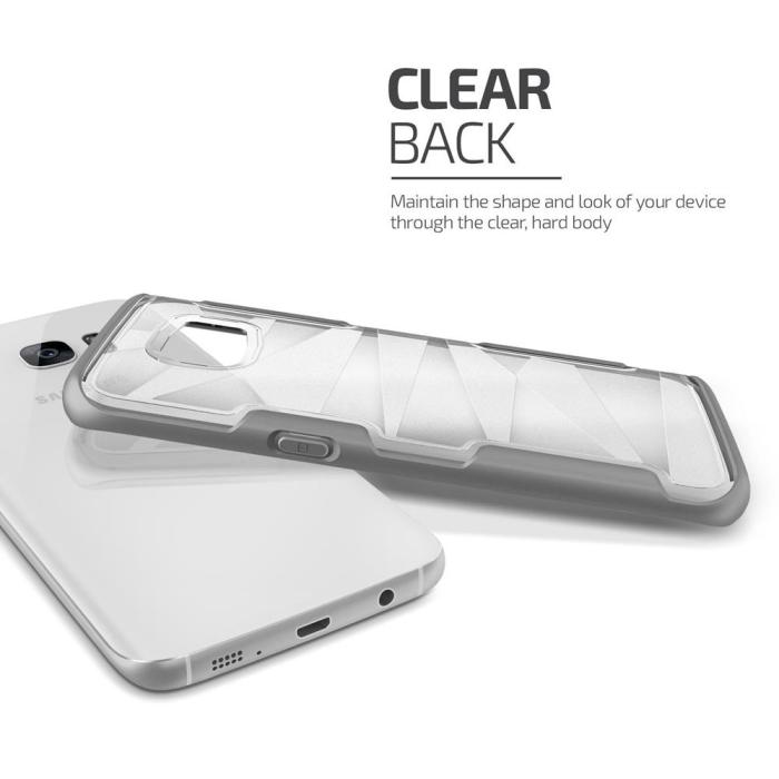 VERUS - Verus Shine Guard Skal till Samsung Galaxy S7 Edge - Grå
