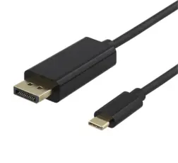 UTGATT1 - Deltaco USB-C till DisplayPort-kabel - Svart