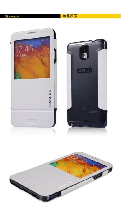 BASEUS - BASEUS Folio fodral till Samsung Galaxy Note 3 N9000 (Turkos)