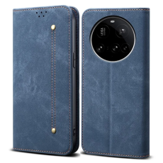 A-One Brand - Xiaomi 15 Ultra Plånboksfodral Jeans Cloth Texture - Blå