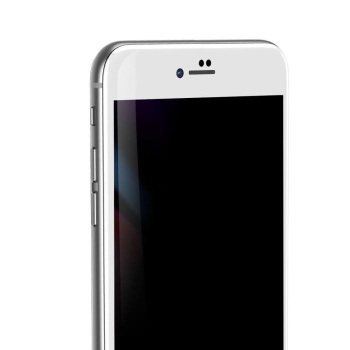 UTGATT4 - Baseus 0.23mm Böjd Härdat glas iPhone 8 Plus/7 Plus Vit