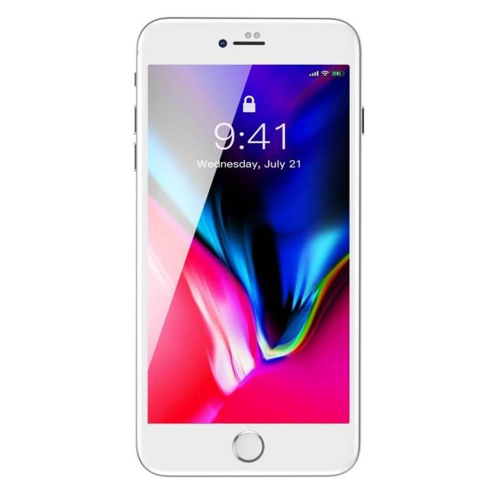 UTGATT4 - Baseus 0.23mm Böjd Härdat glas iPhone 8 Plus/7 Plus Vit