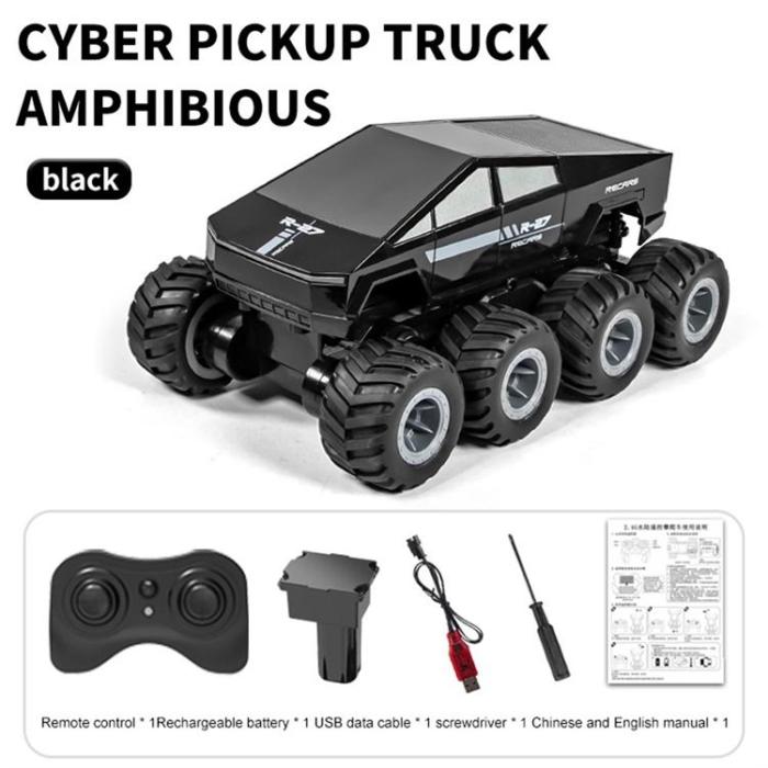 OEM - 8WD RC-Bil Vattentät 2.4G RC Terrängfordon med Band för Barn (Ålder 4+)