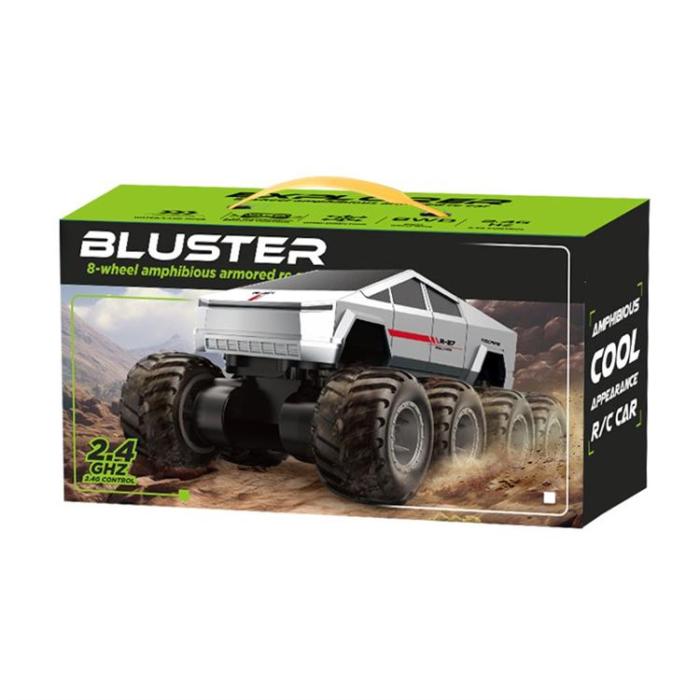 OEM - 8WD RC-Bil Vattentät 2.4G RC Terrängfordon med Band för Barn (Ålder 4+)