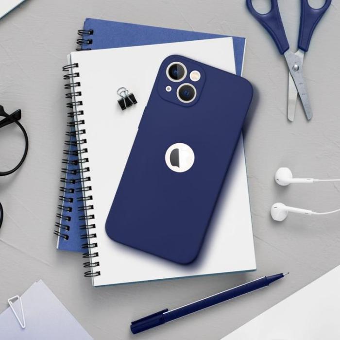 OEM - iPhone 16e Mobilskal Soft - Mörkblå