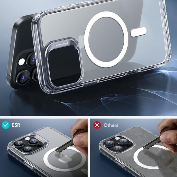 ESR - ESR iPhone 16 Pro Mobilskal Magsafe Halolock Och Härdat Glas