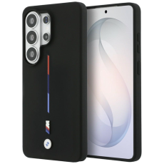 BMW - BMW Mobilskal F&ouml;r Galaxy S26 MagSafe M Silicone Tricolor Line