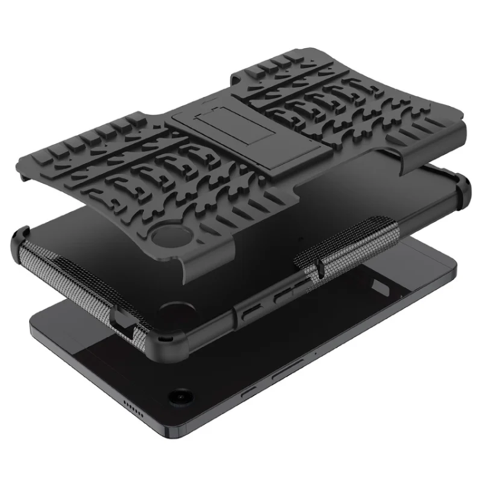 A-One Brand - Galaxy Tab A9 Skal Kickstand Tire Texture