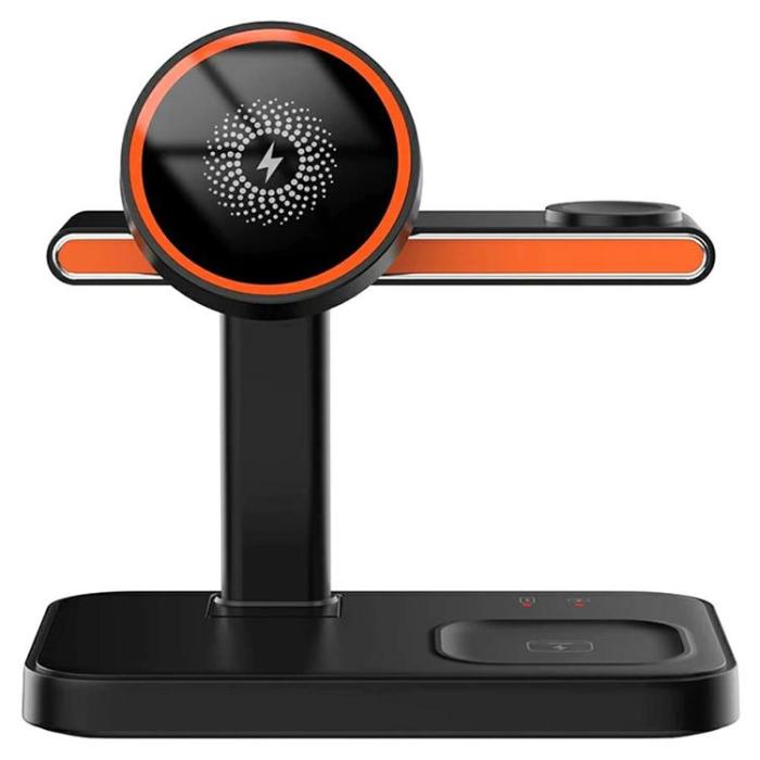 OEM - 3in1 Magnetisk Trådlös Laddare iPhone, Apple Watch, Airpods 15W