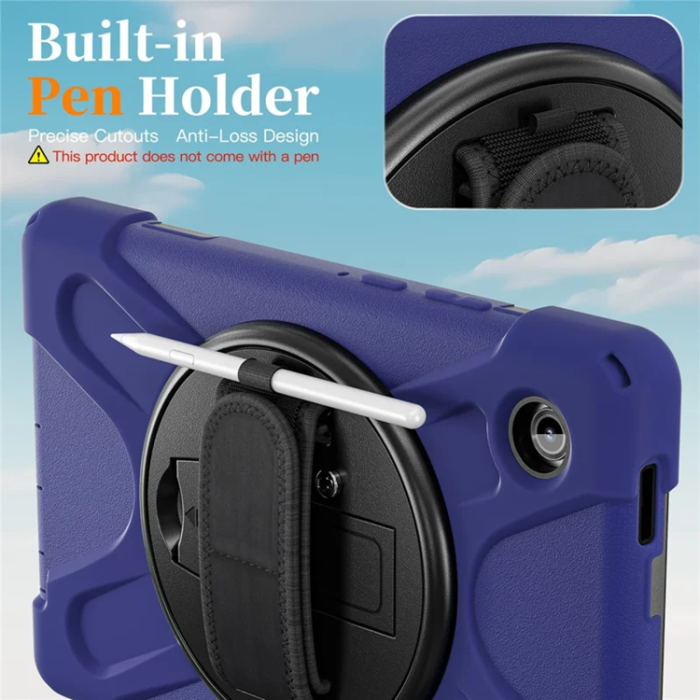 A-One Brand - Galaxy Tab A11 Mobilskal Kickstand Silikon Axelrem