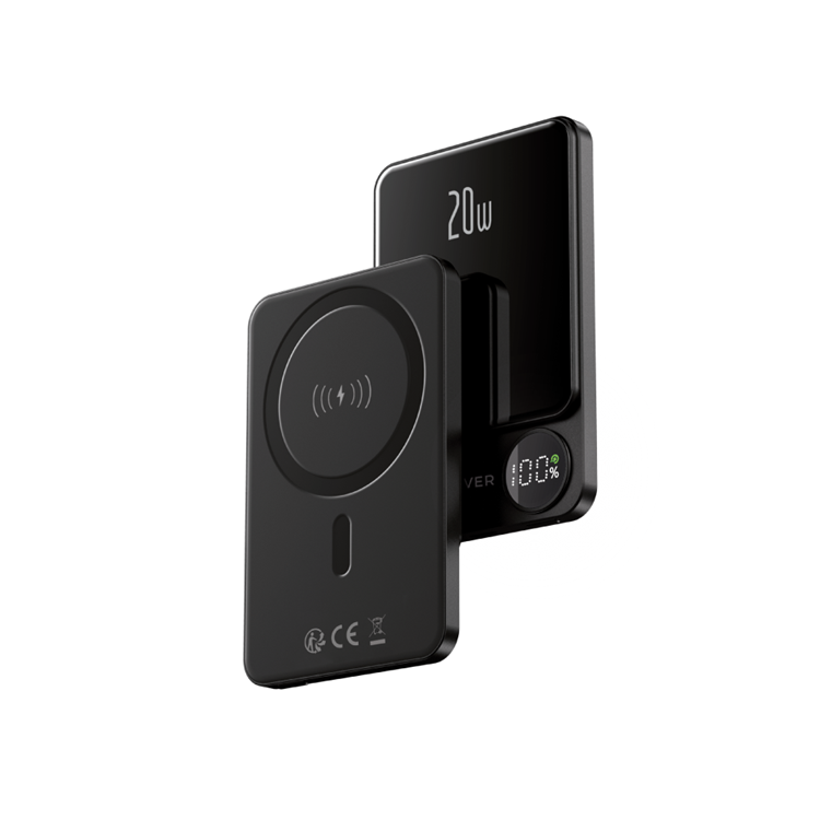 Forever Trådlös Powerbank 5000mAh MagSafe 20W MATB-200 - Svart | 505295 | AlltMobil